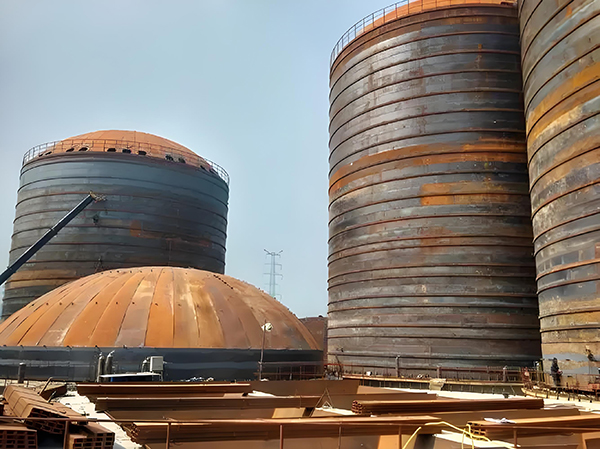 金湾焦粉钢板仓